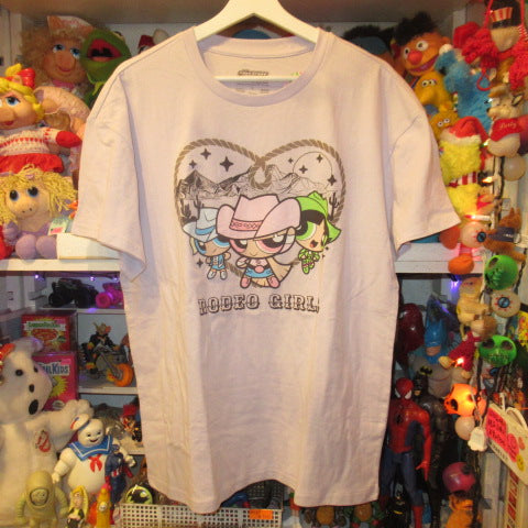 PowerPuf Girls★パワーパフガールズ★Tシャツ★バブルス★バターカップ★Men's★Lサイズ★ラベンダー★フィギュア★人形★ぬいぐるみ