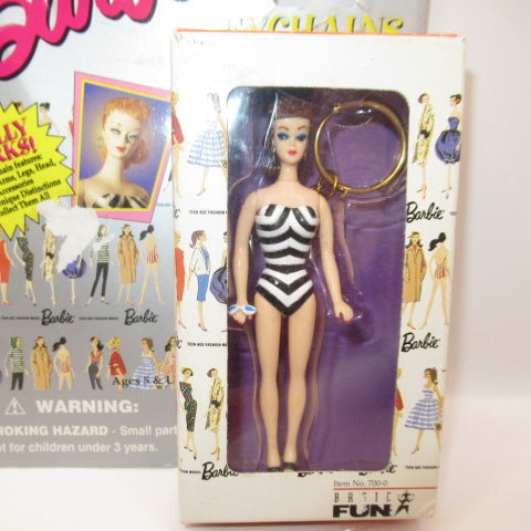 1995年★90's★Barbie★バービー★KEYCHAINS★キーチェーン★キーホルダー★フィギュア★人形★ぬいぐるみ★オリジナル★水着★ブラウンヘアー