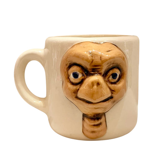 rare！★vintage★E.T.★映画E.T.★イーティー★映画イーティー★MUG★マグ★マグカップ★cup★カップ★フェイスマグ手作り★movie★ムービー★陶器★置物★人形★フィギュア★ぬいぐるみ