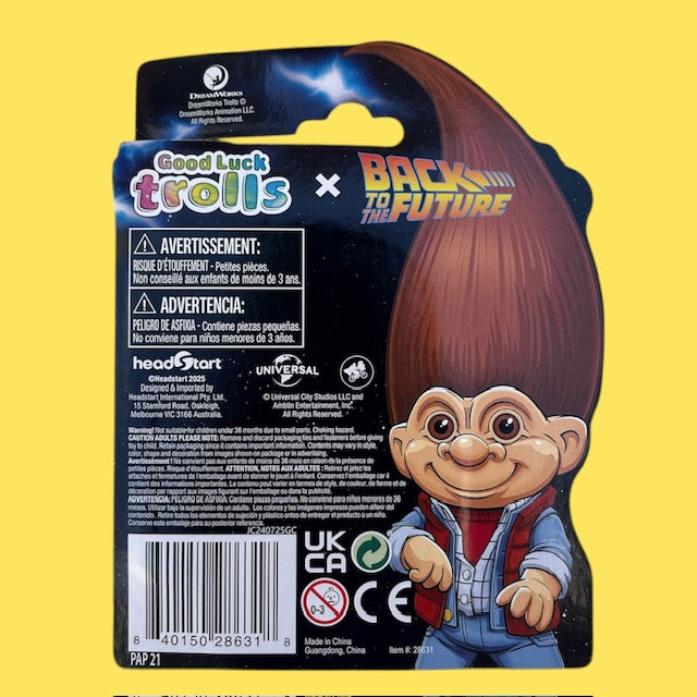 Good Luck trolls★グッドラックトロール★BACKTOTHEFUTURE★バックトゥザフューチャー★ユニバーサルスタジオ★universalstudio★troll★トロール★ブリスター★人形★フィギュア★ぬいぐるみ