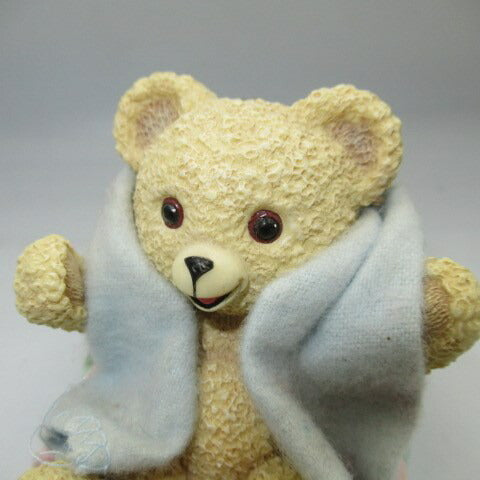 vintage Snuggle Bear pottery figure★90's vintage★doll figure stuffed animal★Snuggle Bear★Snuggle★Snuggle Bear★Pottery★ 