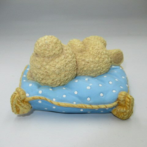 vintage Snuggle Bear pottery figure★90's vintage★doll figure stuffed animal★Snuggle Bear★Snuggle★Snuggle Bear★Pottery★ 