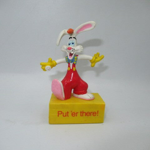 80's Roger Rabbit ロジャーラビット★PVC フィギュア　人形　ぬいぐるみ　★台座付き★ビンテージ　vintage★ディズニー　Disney★