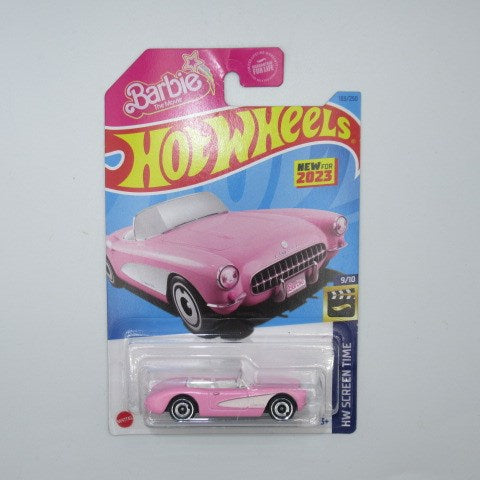 レア！2023 Barbie the Movie★バービー　ムービー　映画コルベット　Corvette★Hot Wheels ホットウィール　ミニカー　★フィギュア　人形　ぬいぐるみ★
