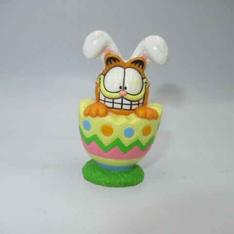 80's GARFIELD★ガーフィールド★PVC★フィギュア★人形★ぬいぐるみ★イースター★ウサギ★★1★