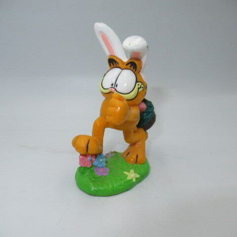 80's GARFIELD★ガーフィールド★PVC★フィギュア★人形★ぬいぐるみ★イースター★ウサギ★★3★