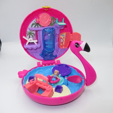 2017 ★ Polly Pocke ★ Polly Pocke ★ Compact ★ Reprint ★ Flamingo ★ Compact ★ Doll ★ Figure ★ Play house ★ Dollhouse ★ 