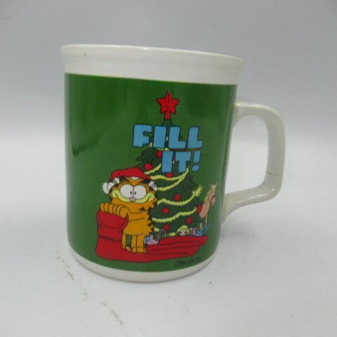 ビンテージ★1978年★Garfield ★ガーフィールド★マグカップ★コップ★クリスマス★サンタクロース★ぬいぐるみ★人形★フィギュア★