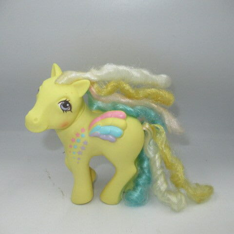 ビンテージ★80’s★G1★My little pony★マイリトルポニー★レインボーカール★イエロー★ペガサス★人形★フィギュア★ぬいぐるみ★HASBRO★