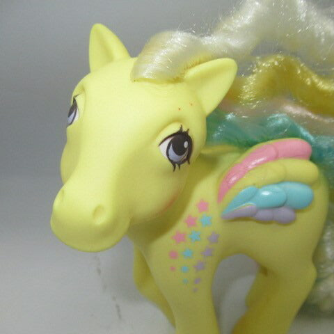 ビンテージ★80’s★G1★My little pony★マイリトルポニー★レインボーカール★イエロー★ペガサス★人形★フィギュア★ぬいぐるみ★HASBRO★