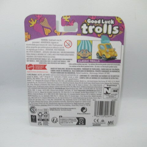 20221年Hotwheels★ホットウィール★ホットウィールズ★★Good Luck Trolls★グッドラックトロール★グッドラックトロールズ★トロール★ミニカー★フィギュア★