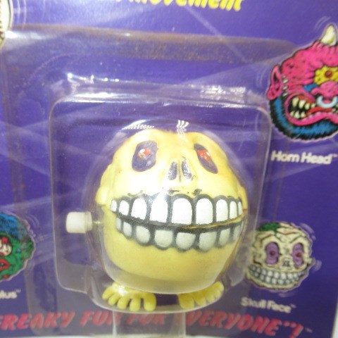 1986年★80’s★MADBALLS★マッドボールズ★wind-up★ワインドアップ★トコトコ★フィギュア★人形★ブリスター入り★DEAD STOCK★SKULL FACE★