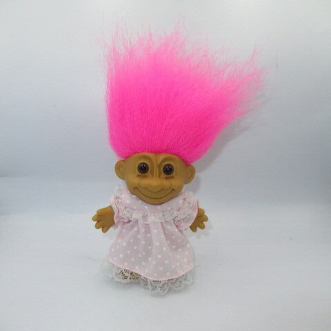 90's★Russ Trolls★Troll★Troll★★Figure★Doll★Plush★Vintage★Negurige★Pajamas★Pink★ 