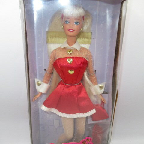 90’s★1997年★barbie★バービー★ビンテージ★Valentine barbie★バレンタインバービー★人形★フィギュア★箱に傷みあり★