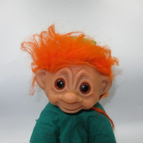 1977年70's★DAM TROLLS★TROLL★トロール★フィギュア★人形★ぬいぐるみ★グリーン★ニット★帽子★大きいサイズ！★