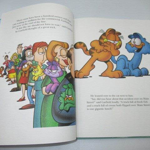 90's★GARFIELD★ガーフィールド★絵本★★フィギュア★人形★ぬいぐるみ★ビンテージ★ハードカバー★1★