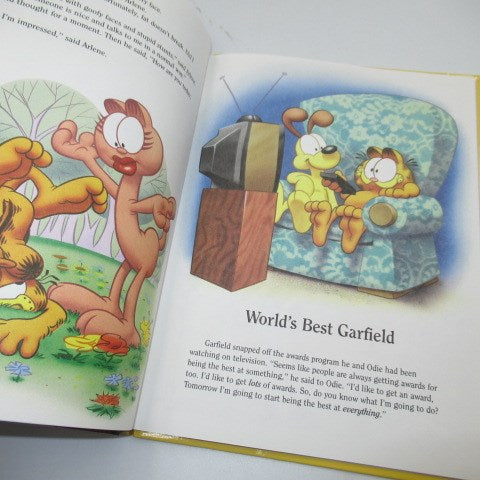 90's★GARFIELD★ガーフィールド★絵本★★フィギュア★人形★ぬいぐるみ★ビンテージ★ハードカバー★2★