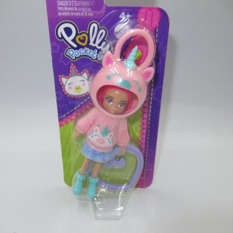 2022★PollyPocket★Polly Pocket★Zipper★Keychain★Zipper Keychain★Unicorn★★Doll★Figure★Stuffed Animal★ 