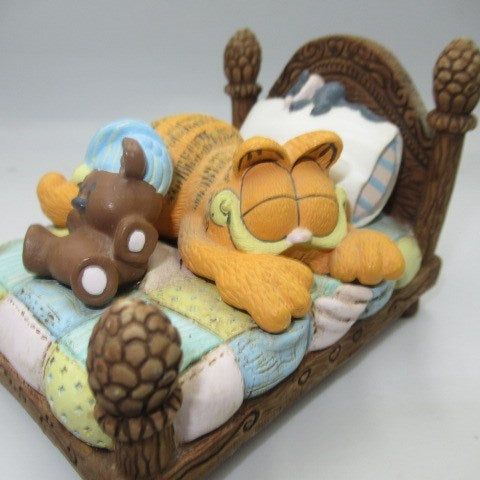 80's★Garfield★ガーフィールド★陶器★vintage★ビンテージ★人形★フィギュア★ぬいぐいるみ★ベッド★