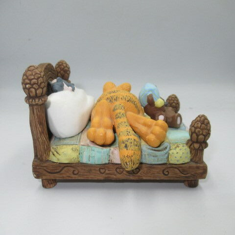 80's★Garfield★ガーフィールド★陶器★vintage★ビンテージ★人形★フィギュア★ぬいぐいるみ★ベッド★