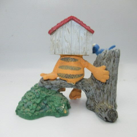 80's★Garfield★ガーフィールド★陶器★vintage★ビンテージ★人形★フィギュア★ぬいぐいるみ★鳥の巣★鳥★木★