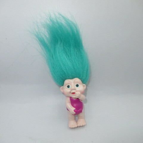 90's★MAGIC TROLLS★TROLL★マジックトロール★フィギュア★人形★ぬいぐるみ★PVC★ビンテージ★グリーンヘアー★ワンピース★