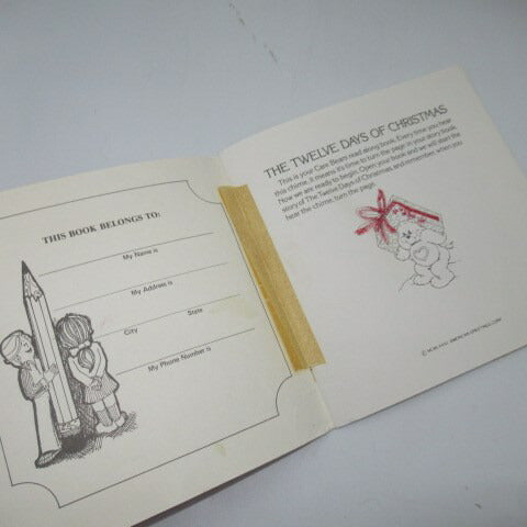 1983★80's★CareBear★Care Bear★Vintage★Record★RECORD★Storybook★Christmas★12 Days of Christmas★ 