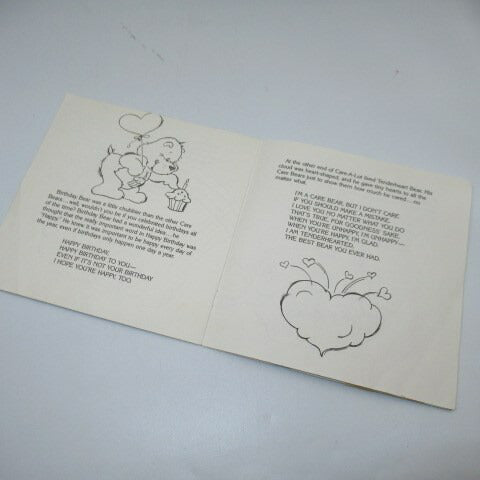 1983★80's★CareBear★CareBear★Vintage★Record★RECORD★Storybook★Meet The CareBear★ 