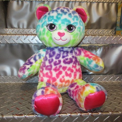 Build a bear★Build a bear★LISA FRANK STYLE★Lisa Frank★Stuffed animal★Doll★Figure★80's★90's inspired★Leopard★Leopard★1★ 