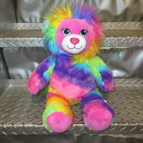 Build a bear★Build a Bear★LISA FRANK STYLE★Lisa Frank★Plush★Doll★Figure★80's★90's inspired★Lion★LION★ 