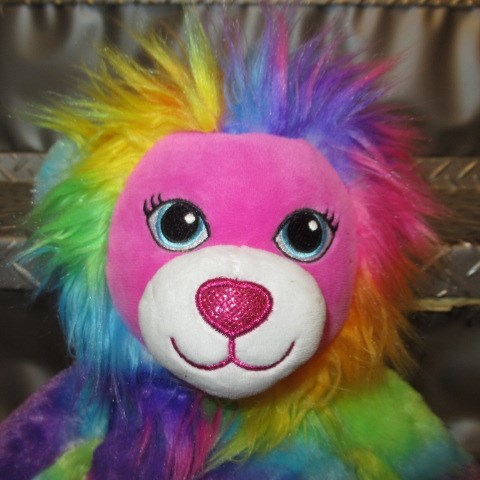 Build a bear★Build a Bear★LISA FRANK STYLE★Lisa Frank★Plush★Doll★Figure★80's★90's inspired★Lion★LION★ 