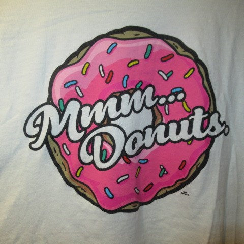 The Simpson’s★シンプソンズ★ホーマー★ドーナツ★Tシャツ★ロングスリーブ★人形★フィギュア★ぬいぐるみ★Lサイズ★ホワイト★新品★