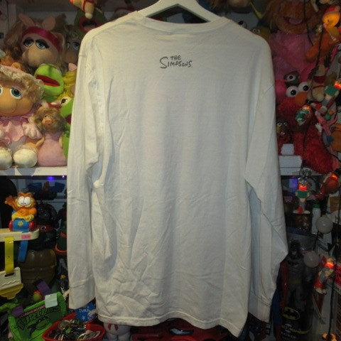 The Simpson’s★シンプソンズ★ホーマー★ドーナツ★Tシャツ★ロングスリーブ★人形★フィギュア★ぬいぐるみ★Lサイズ★ホワイト★新品★