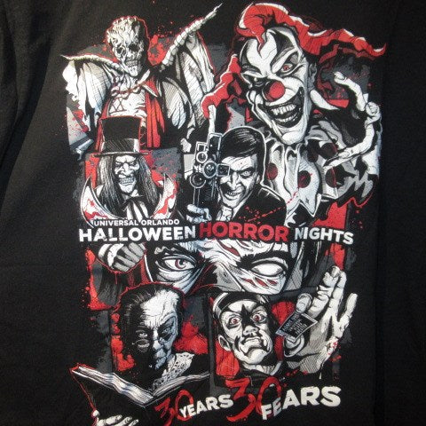 UNIVERSAL STUDIO★ORANDO★30周年★HORROR　NIGHTS★ハロウィーン★Tシャツ★タグなし★ホラーナイト★ユニバーサルスタジオ★モンスター★XL サイズ★USED★