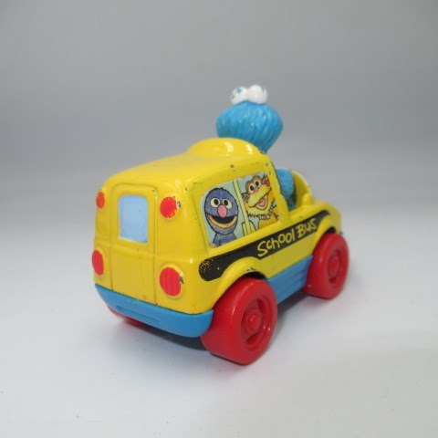 1996年★vintage★ビンテージ★SESAMESTREET★セサミストリート★cookiemonster★クッキーモンスター★schoolbush★スクールバス★ミニカー★フィギュア★人形★