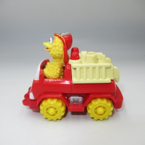 1996年★vintage★ビンテージ★SESAMESTREET★セサミストリート★bigbird★ビッグバード★ミニカー★消防車★フィギュア★人形★ぬいぐるみ★