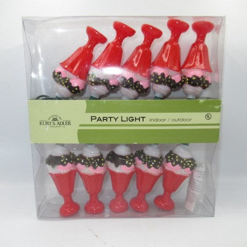 ビンテージ★パーティーライト★ストリングライト★アイスクリームサンデー★デコレーションライト★クリスマスライト★10球★indoor/outdoor★