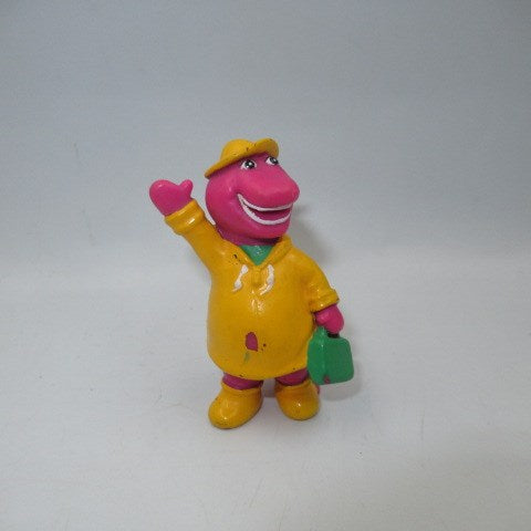 1993★Burney★Barney★Doll★Figure★Stuffed animal★Raincoat★PVC★★ 