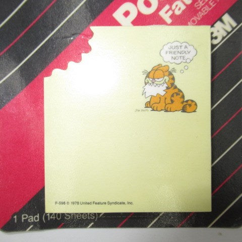 1991年★90's★vintage★ビンテージ★GARFIELD★ガーフィールド★付箋★メモ★人形★フィギュア★ぬいぐるみ★