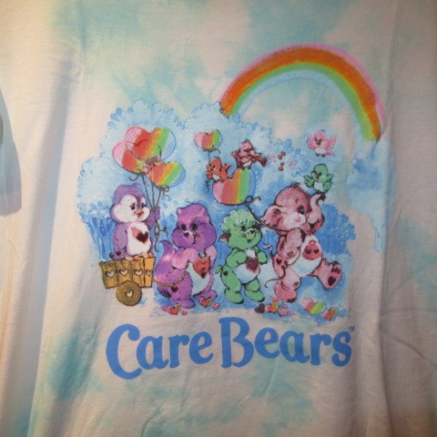 Care Bears★ケアベア★Tシャツ★フィギュア★人形★ぬいぐるみ★タイダイ★Lady's★Lサイズ★新品★