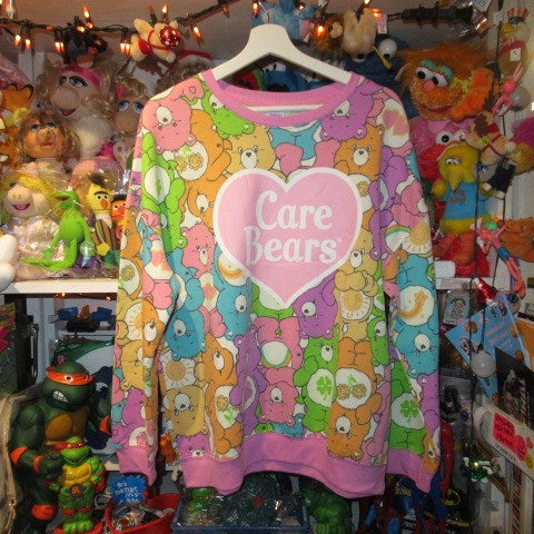Care Bears★ケアベア★トレーナー★スウェット★長袖★フィギュア★人形★ぬいぐるみ★総柄★Lady’s★Lサイズ★新品★