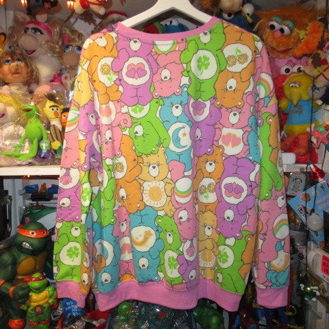 Care Bears★ケアベア★トレーナー★スウェット★長袖★フィギュア★人形★ぬいぐるみ★総柄★Lady’s★Lサイズ★新品★