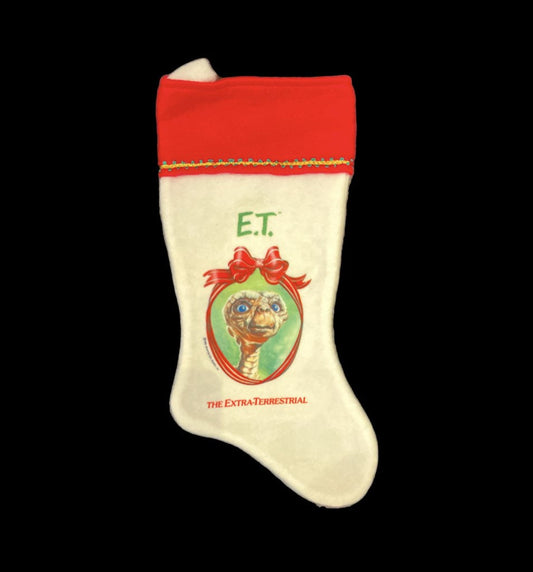 1982年★80’s★ビンテージ★映画E.T.★クリスマスソックス★CHRISTMAS STOCKING★人形★フィギュア★ぬいぐるみ★リボン★デッドストック★