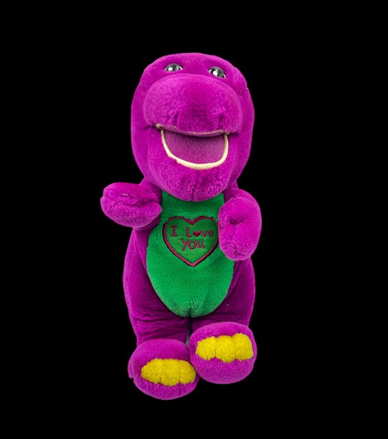 90's★Barney★Barney★Talking★Stuffed animal★Dinosaur Barney★Doll★Figure★Stuffed animal★ 