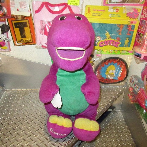 90's★barney★Barney★talking★stuffed animal★dinosaur barney★doll★figure★stuffed animal★ 