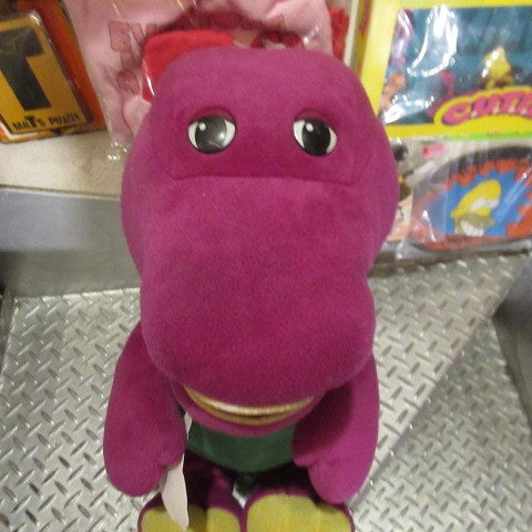 90's★barney★Barney★talking★stuffed animal★dinosaur barney★doll★figure★stuffed animal★ 
