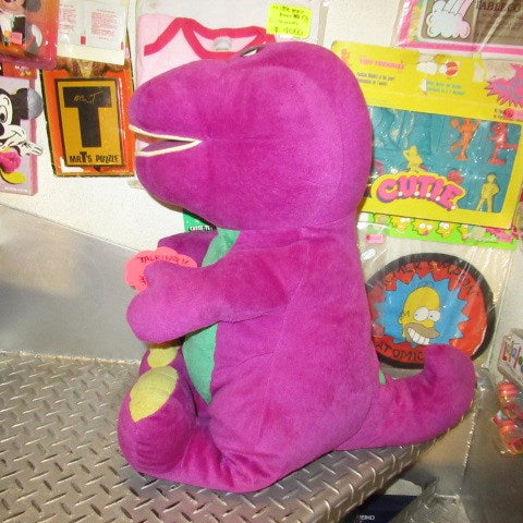90's★barney★Barney★talking★stuffed animal★dinosaur barney★doll★figure★stuffed animal★ 
