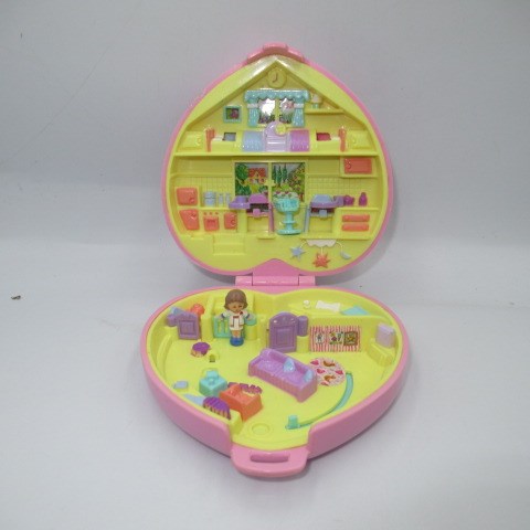 ビンテージ★Pollypocket★ポーリーポケット★コンパクト★ハート★人形★フィギュア★ままごと★ミニチュア★ピンク★