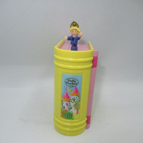 ビンテージ★Pollypocket★ポーリーポケット★コンパクト★人形★フィギュア★ままごと★ミニチュア★本★イエロー★