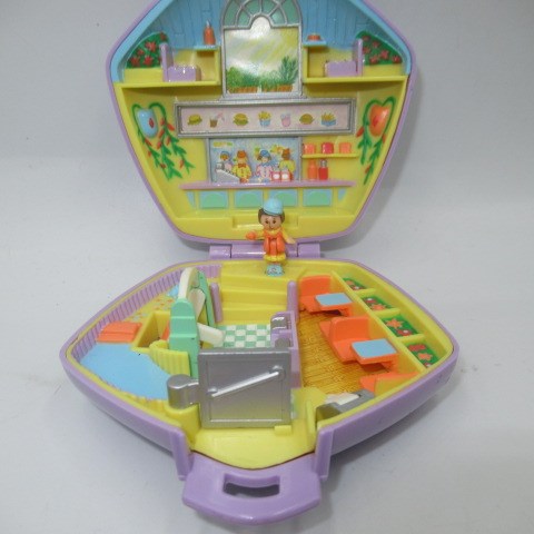 ビンテージ★Pollypocket★ポーリーポケット★コンパクト★人形★フィギュア★ままごと★ミニチュア★5角形★ラベンダー★